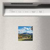 バーク、バーモント、美しい秋 マグネット (インサイチュ (食洗機))