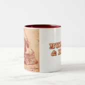 バーク&ヘアスカルヘッドコーヒーマグ ツートーンマグカップ (中央)