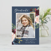 バーグエレガントンディと海軍の卒業写真の卒業 案内状 (スタンド正面)