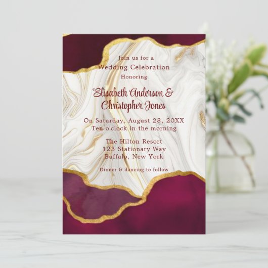 バーグエレガントンディと金ゴールドア結婚ガテ 招待状 (スタンド正面)