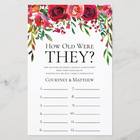 バーグエレガントンディのバラ彼らは何歳だった