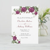 バーグエレガントンディフローラバラ結婚ズ 招待状 (スタンド正面)