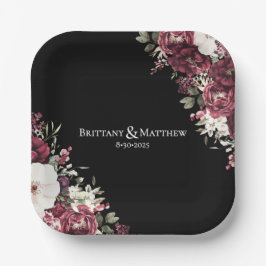 バーグエレガントンディフローラブ結婚ラック ペーパープレート