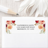 バーグエレガントンディフローラ結婚差出人住所 ラベル (インサイチュ)