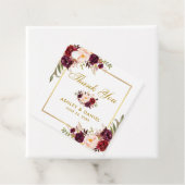 バーグエレガントンディフローラ結婚金ゴールドありがとう フェイバータグ (インサイチュ)