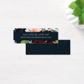 バーグエレガントンディ海軍フローラの結婚ウェブサイトRSVP (デスク)