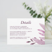 バーグエレガントンディ・ビッ結婚グ・リーフの詳細 招待状 (スタンド正面)