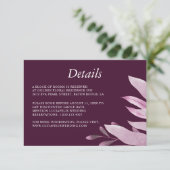 バーグエレガントンディ・ビッ結婚グ・リーフの詳細 招待状 (スタンド正面)