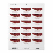 バーグエレガントンディ&金ゴールドアゲート結婚ト ラベル (フルシート)