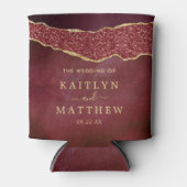 バーグエレガントンディ&金ゴールドアゲート結婚ト 缶クーラー (正面)