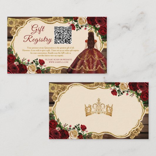 バーグスペインのンディフローラ素朴第16期贈与名簿 エンクロージャーカード (正面/裏面)