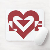 バーグデークールラブグラフィック マウスパッド (マウス)