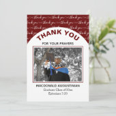 バーグニスタイリッシュー大学院写真サンキューカード サンキューカード (スタンド正面)