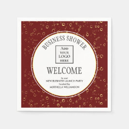 バーグニスタイリッシュー式ビジネスシャワー スタンダードカクテルナプキン