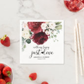 バーグニファンシーーを愛し素朴ているもの結婚はない スタンダードカクテルナプキン (インサイチュ)