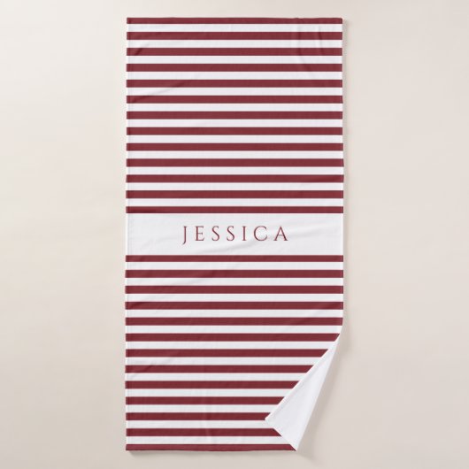 バーグニモダンーのストライプパターン バスタオルセット (バスタオル)