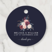 バーグニモダンーフローラの結婚海軍に感謝 フェイバータグ (正面)