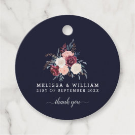 バーグニモダンーフローラの結婚海軍に感謝 フェイバータグ