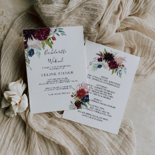 バーグニモダンー海軍フローラバチェロレッテ週末 招待状