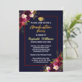 バーグニ素朴ーフローラ卒業パーティー 招待状 (スタンド正面)