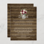 バーグニ素朴ーフローラJAR詳細エンクロージャカード エンクロージャーカード (正面/裏面)