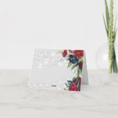 バーグニ素朴ー海軍フローラライトサンキューカード サンキューカード (裏面)