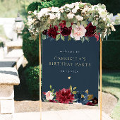 バーグニ素朴ー海軍フローラ誕生日パーティーへようこそ ポスター