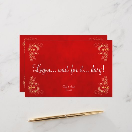 バーグニ結婚ーのテーブル名 (正面/裏面インサイチュ)