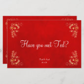 バーグニ結婚ーのテーブル名 (正面/裏面)