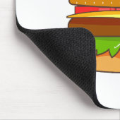 バーグベクターイラスト マウスパッド (コーナー)