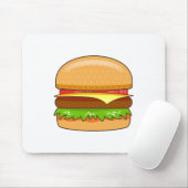 バーグベクターイラスト マウスパッド (マウス)