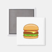 バーグベクターイラスト マグネット (正面/裏面)