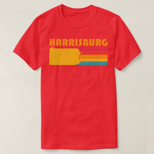 バーグペンシルバニアヴィンテージ動揺して土産 Tシャツ (デザイン正面)