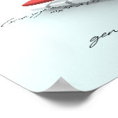 バーグラフおよび式を含む矢印 ポスター (角)