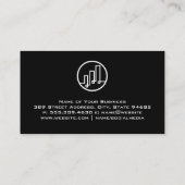 バーグラフのロゴ | 名刺の在庫 名刺 (裏面)