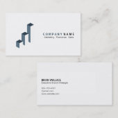 バーグラフのロゴ（標準） 名刺 (正面/裏面)