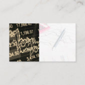 バーグラフ株価 | 財務報告 予約カード (裏面)