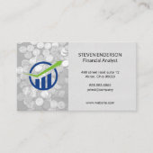 バーグラフ財務 |コイン 名刺 (正面)