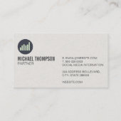 バーグラフ |アイコン 名刺 (裏面)