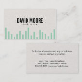 バーグラフ（緑） 名刺 (正面/裏面)