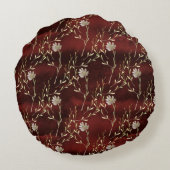 バーグンエレガントディフローラ ラウンドクッション (裏面)