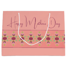 バーグンエレガントディフローラ ラージペーパーバッグ