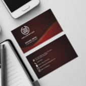 バーグンエレガントディ |金ゴールドダスト |会社のロゴ 名刺