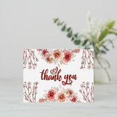 バーグンディエレガントアゲートフォイル招待状はがき 箔シーズンポストカード (立ち正面)