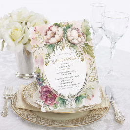 バーグンディエレガントスカロップキンセアニラの浸食 招待状