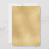 バーグンディエレガント金ゴールド幾何学卒業パーティー 招待状 (裏面)