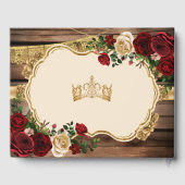 バーグンディスペインのフローラウッドミ素朴ーカンス ゲストブック (裏面)