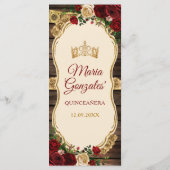 バーグンディスペインのフローラウッドミ素朴ーカンス メニュー (裏面)