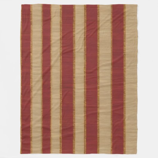 バーグンディ人気がある金ゴールドラグジュアリーリネンコレクション フリースブランケット (正面)