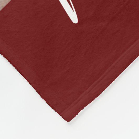 バーグンディ最高のパパエバーメリークリスマス フリースブランケット (角)